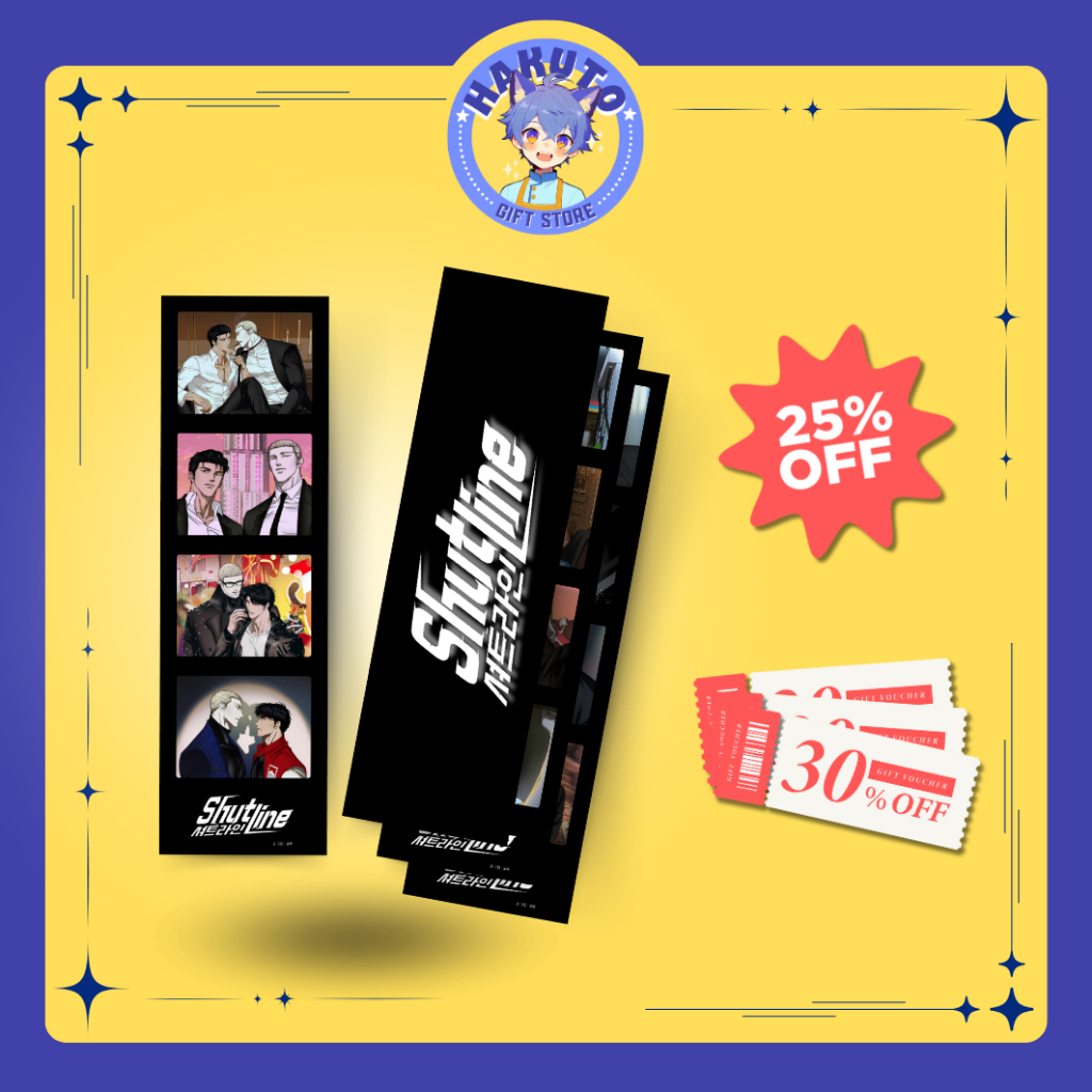 ชุดที่คั่นหนังสือ 3 ชิ้น Phototrip Phototrip manhwa Shutline