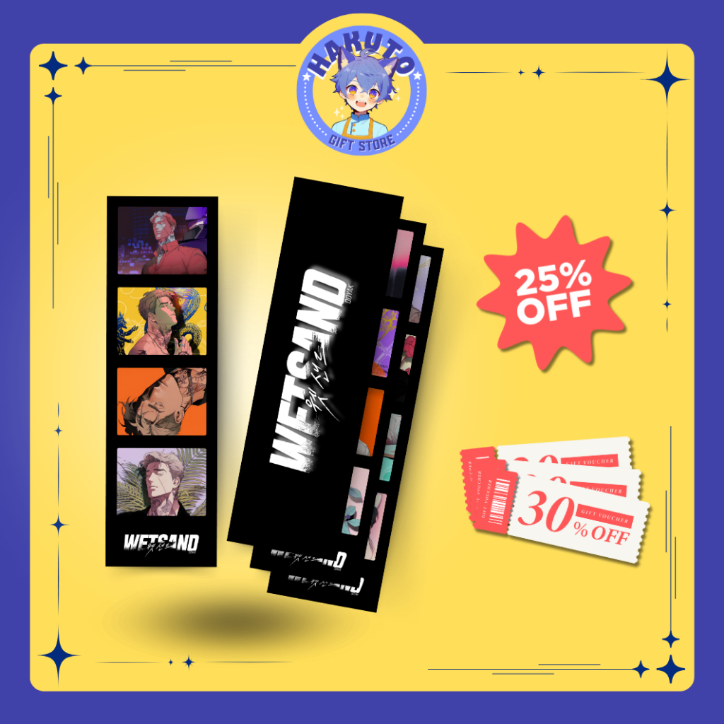 ชุดที่คั่นหนังสือ 3 ชิ้น Phototrip Phototrip manhwa Wetsand