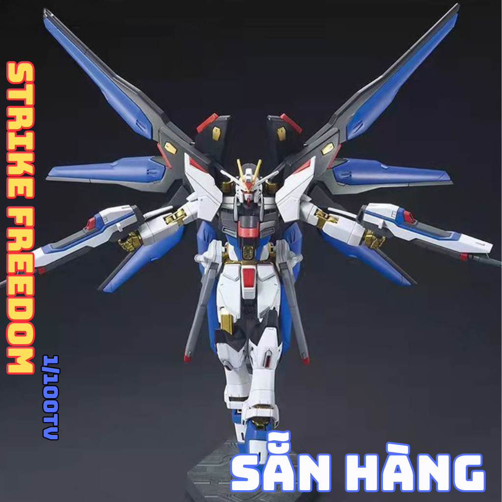 [พร้อมสต็อก] XINGDONG 6603 1/100TV Strike Freedom ประกอบของเล่น (ฟรีฐานและ Decan)