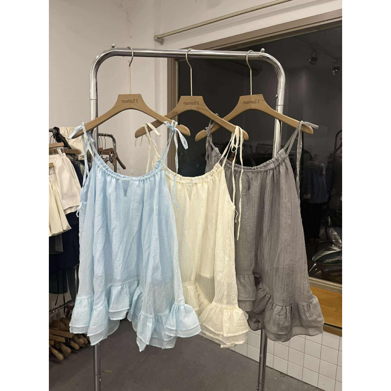 A5920 Nana21 Nanastore21 เสื้อกล้ามระบายผู้หญิง