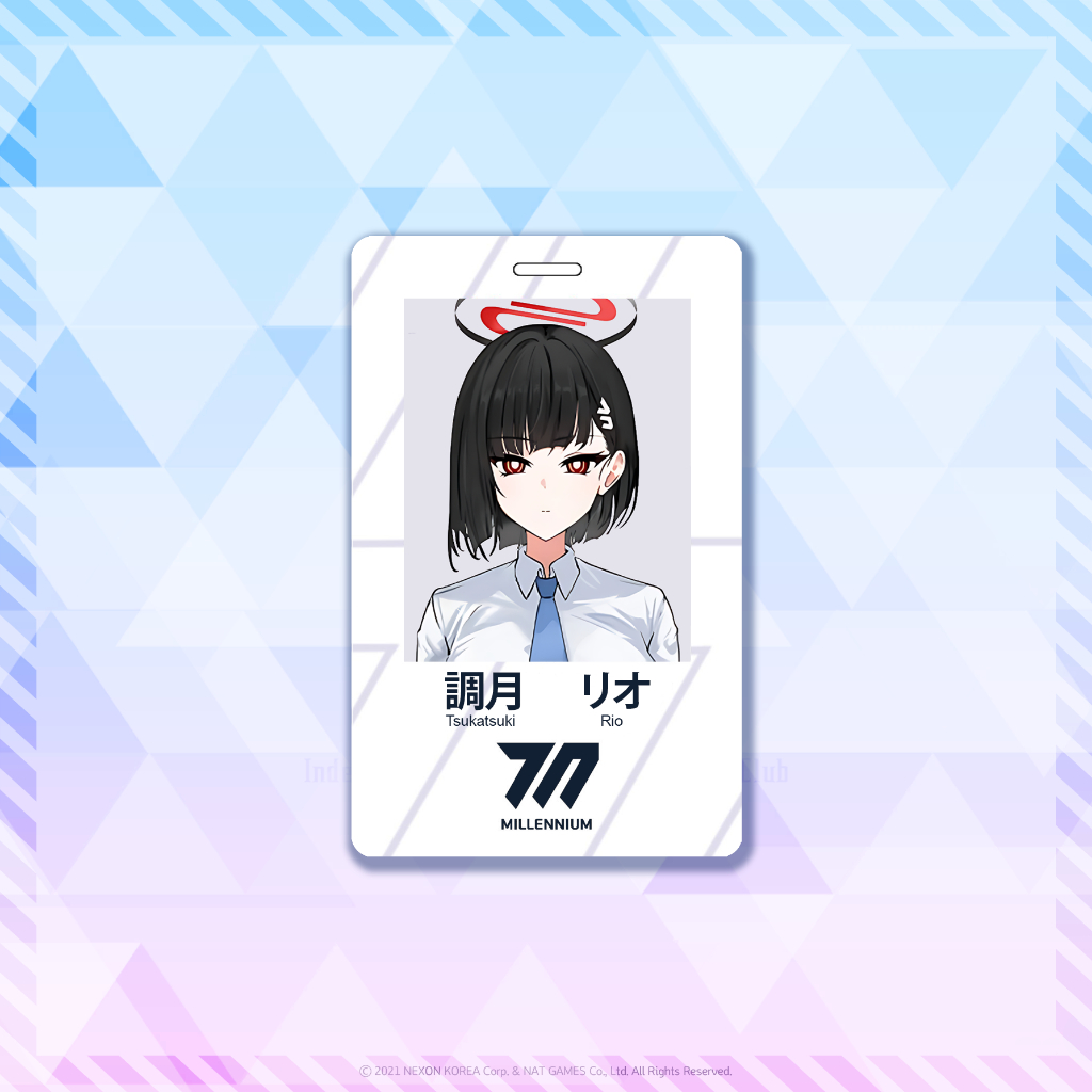 บัตรนักเรียน Millennium Tsukatsuki Rio - Blue Archive