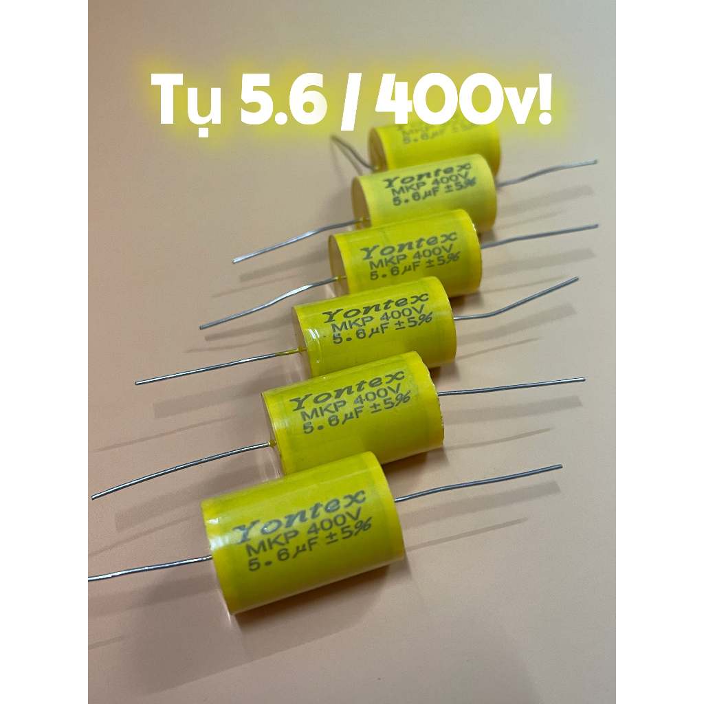 5.6uF/400V ตัวเก็บประจุครอสโอเวอร์ ukhongphancuc amthhanh phantan linhkien168