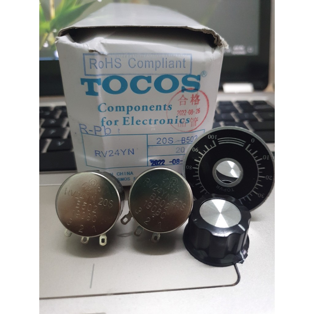 Rotary rheostat Potentiometer tocos RV24YN 20S B502