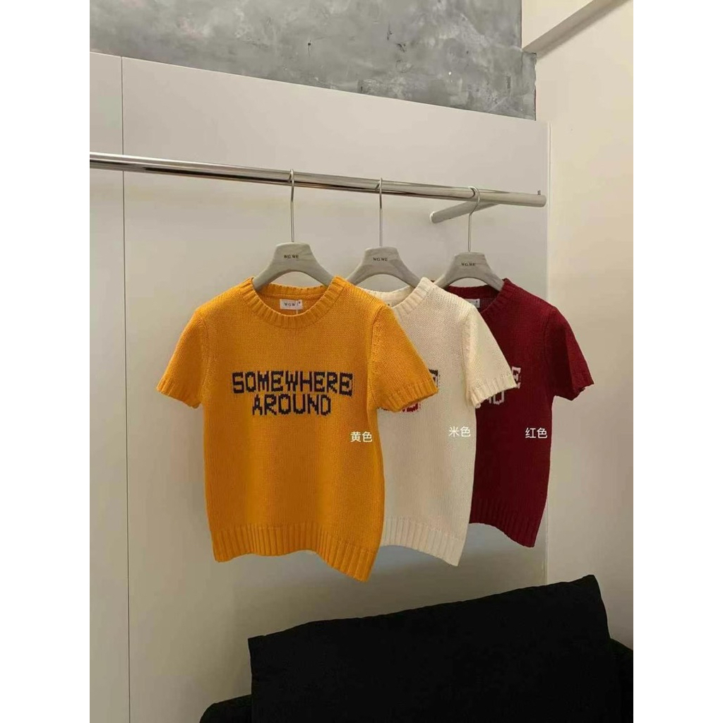 @Ssu.Studio//WGWE [AVAILABLE] ของแท้ WGWE THIN SLEEVE SWEATSHIRT 3897