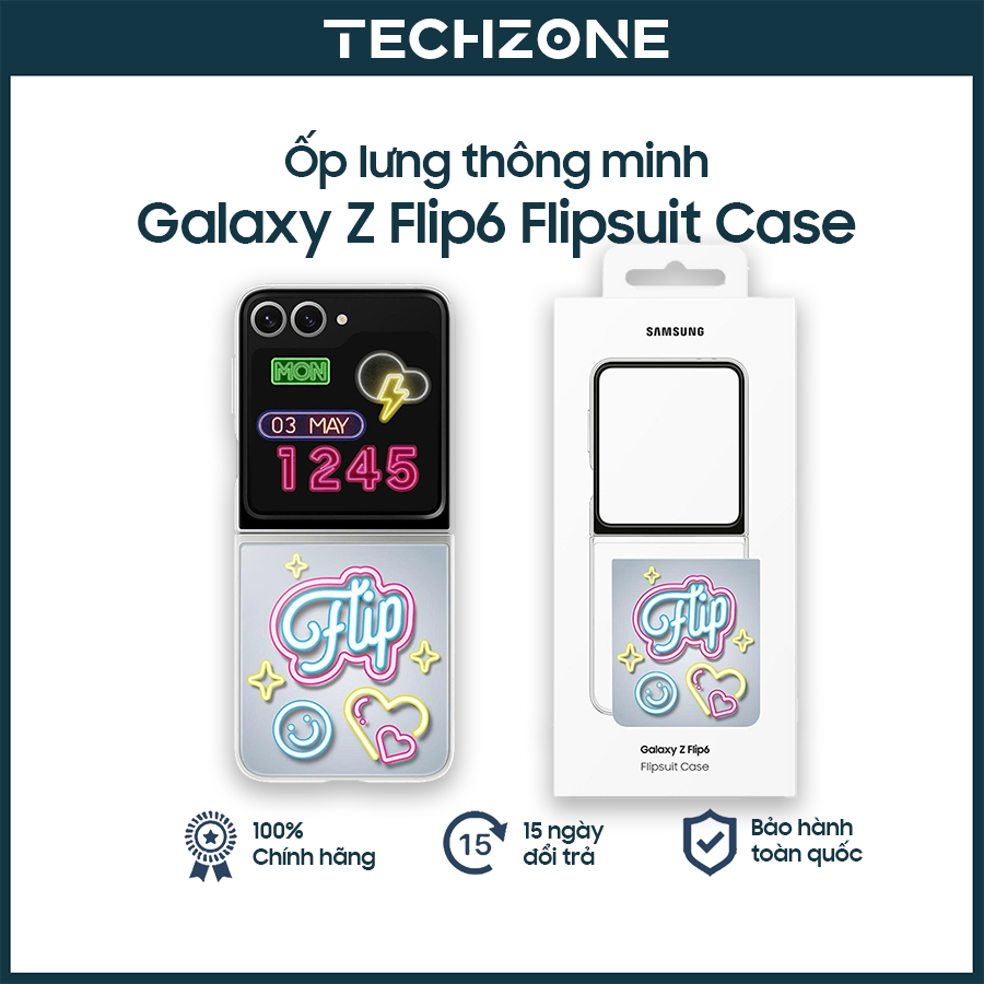 Flipsuit Galaxy Z Flip6 case - Flip 6 smart case - สินค้าของแท้พร้อมซีลเดิม