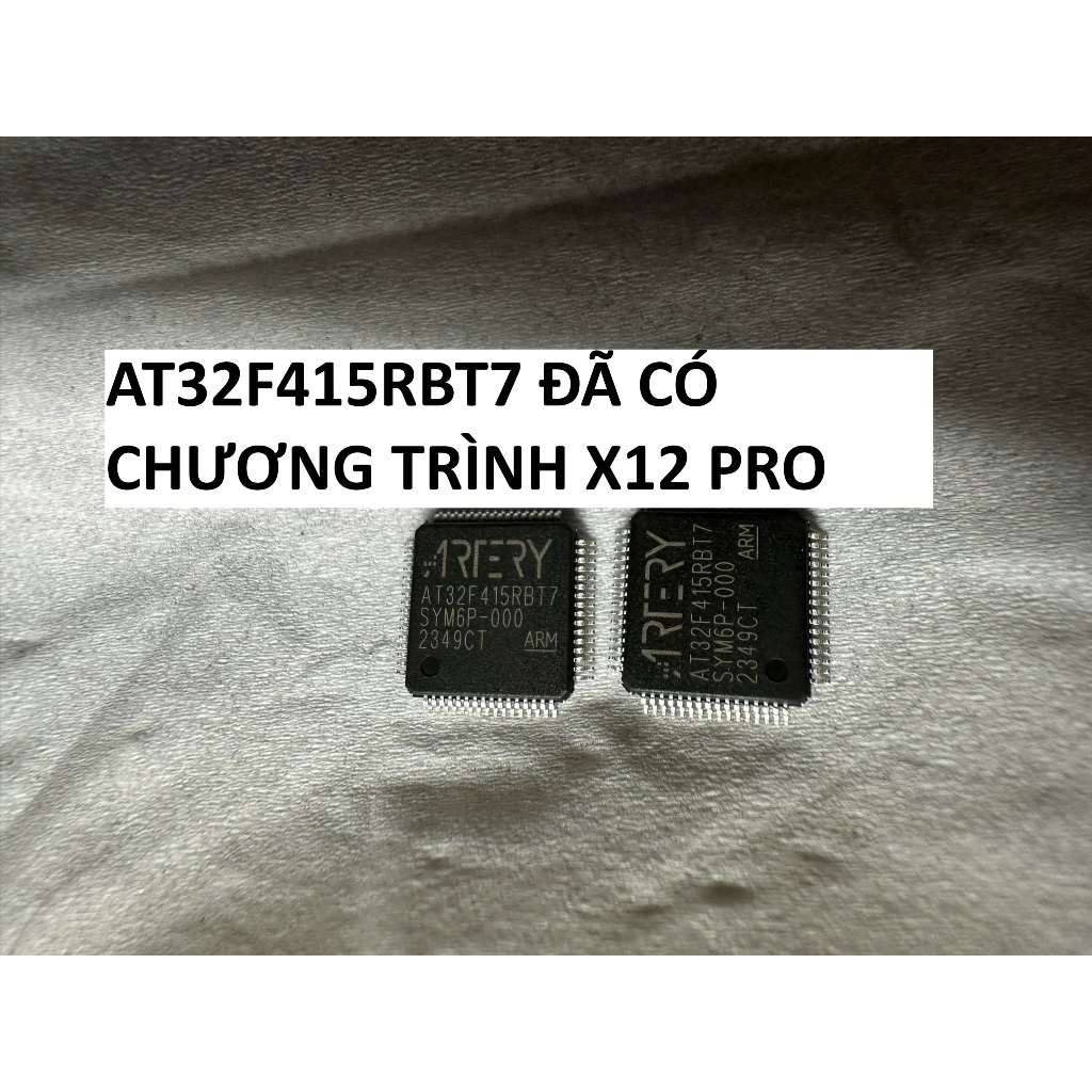 32F415RBT7 ใช้แล้วสําหรับ DIGITAL X12 PRO WINE พร้อมเตรียม PROGRAMS