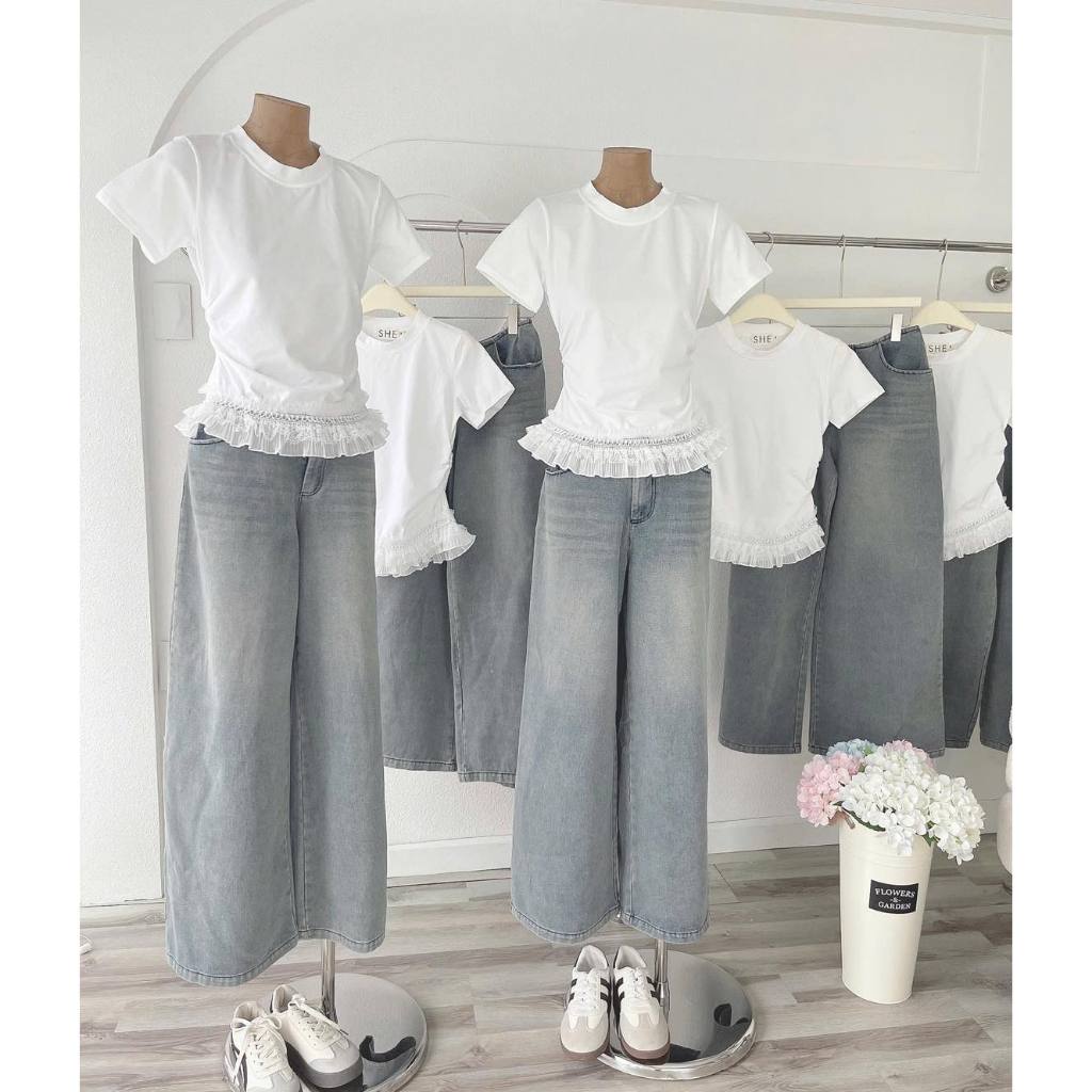 ۶ รุ่น BASIC SET: เสื้อยืด + SP JEANS022327 โรงกลั่น