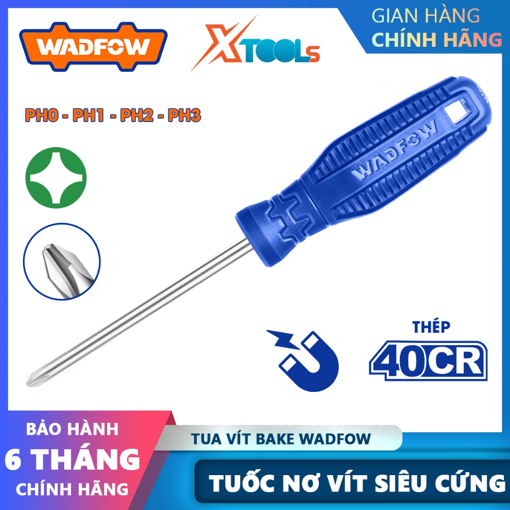 WADFOW WSD4224 ไขควงแบนและอบ 2-in-1 PH0 PH1 PH2 PH3 ชุดไขควงอเนกประสงค์สําหรับไขควงแบน อบ