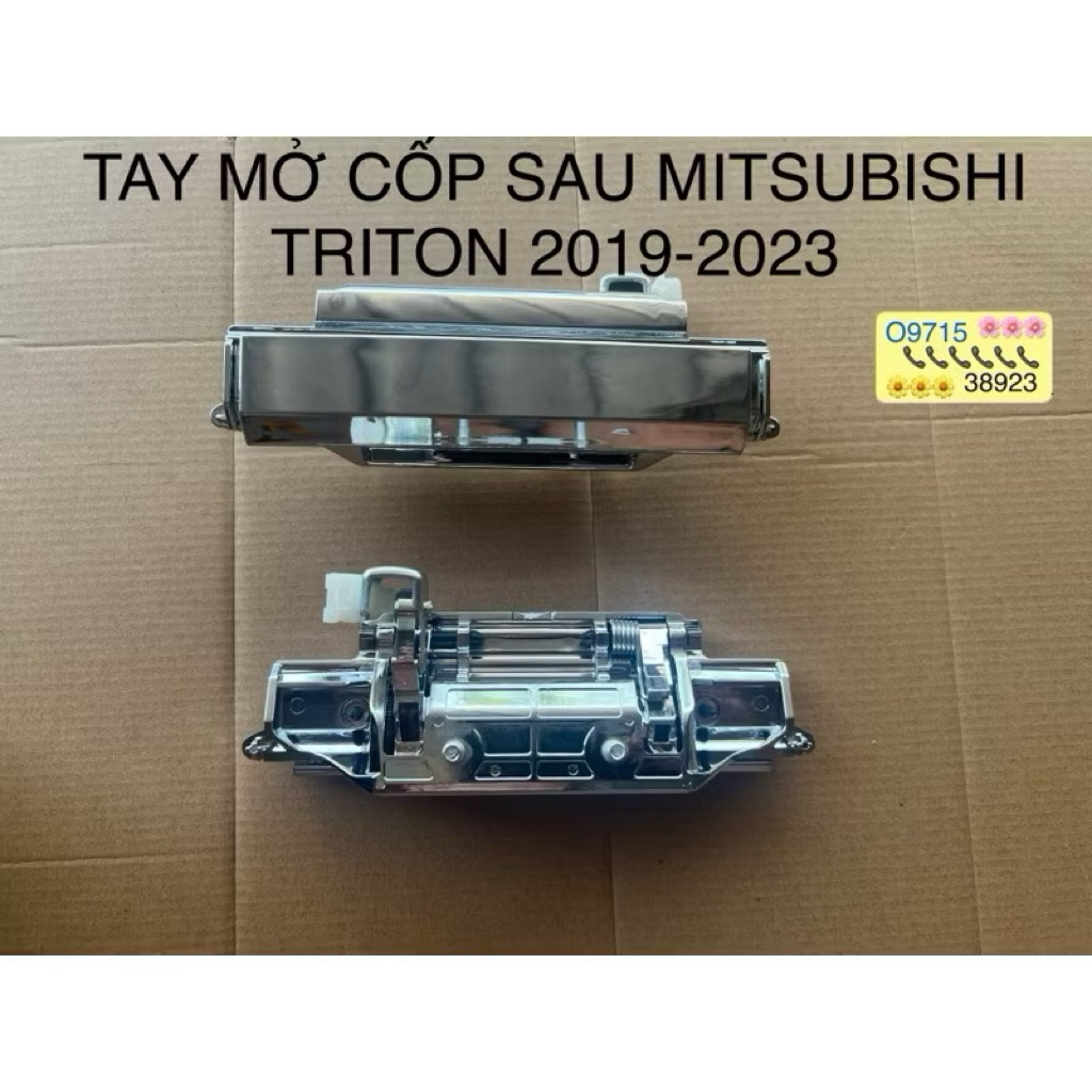 MITSUBISHI TRITON 2019-2023 REAR TRUNK OPENER ชุบโครเมียมสวย 93460w020p สินค้าดีราคาถูก
