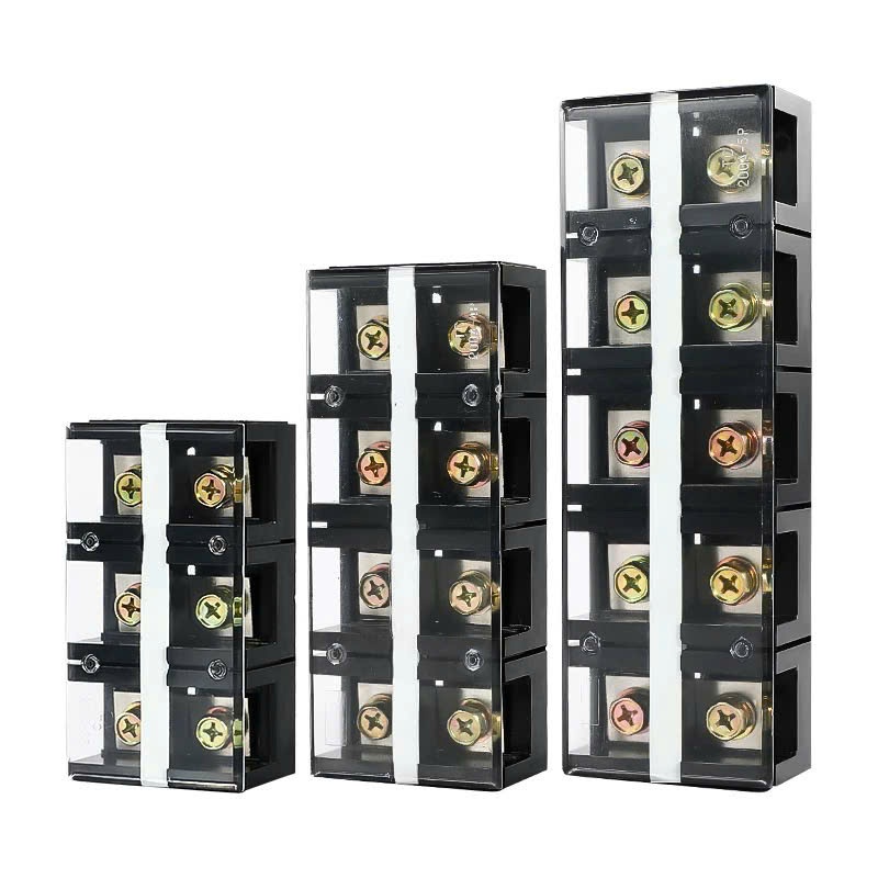 สะพานสายไฟไฟฟ้า 3 เฟส โดมิโน และ 3 เฟส 4 ขั้ว TC603, TC604, TC1003, TC1004, TC1503, TC1504