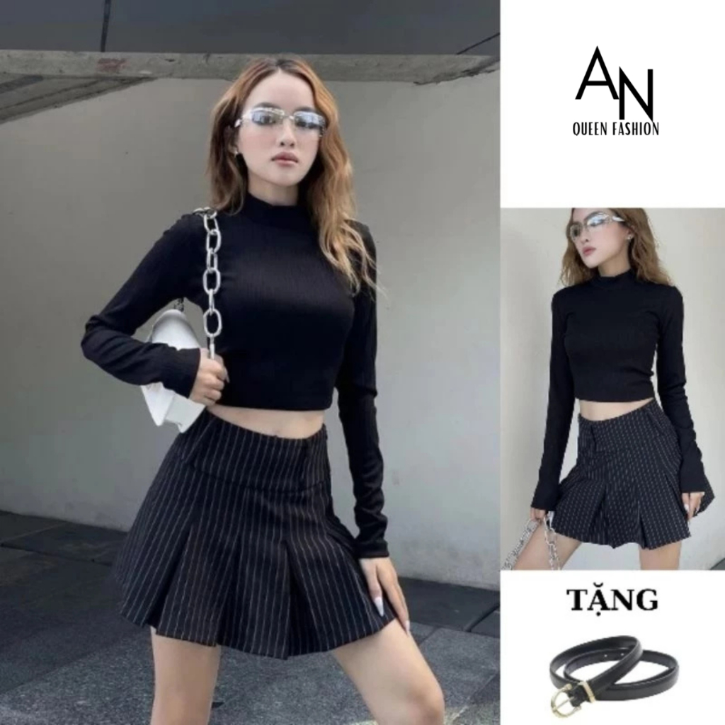 กระโปรงจีบสั้นกระโปรงจีบสั้นกระโปรงจีบใหญ่ที่สวยงามและทันสมัยพร้อมกระโปรง Golry เอวต่ํา 001AN