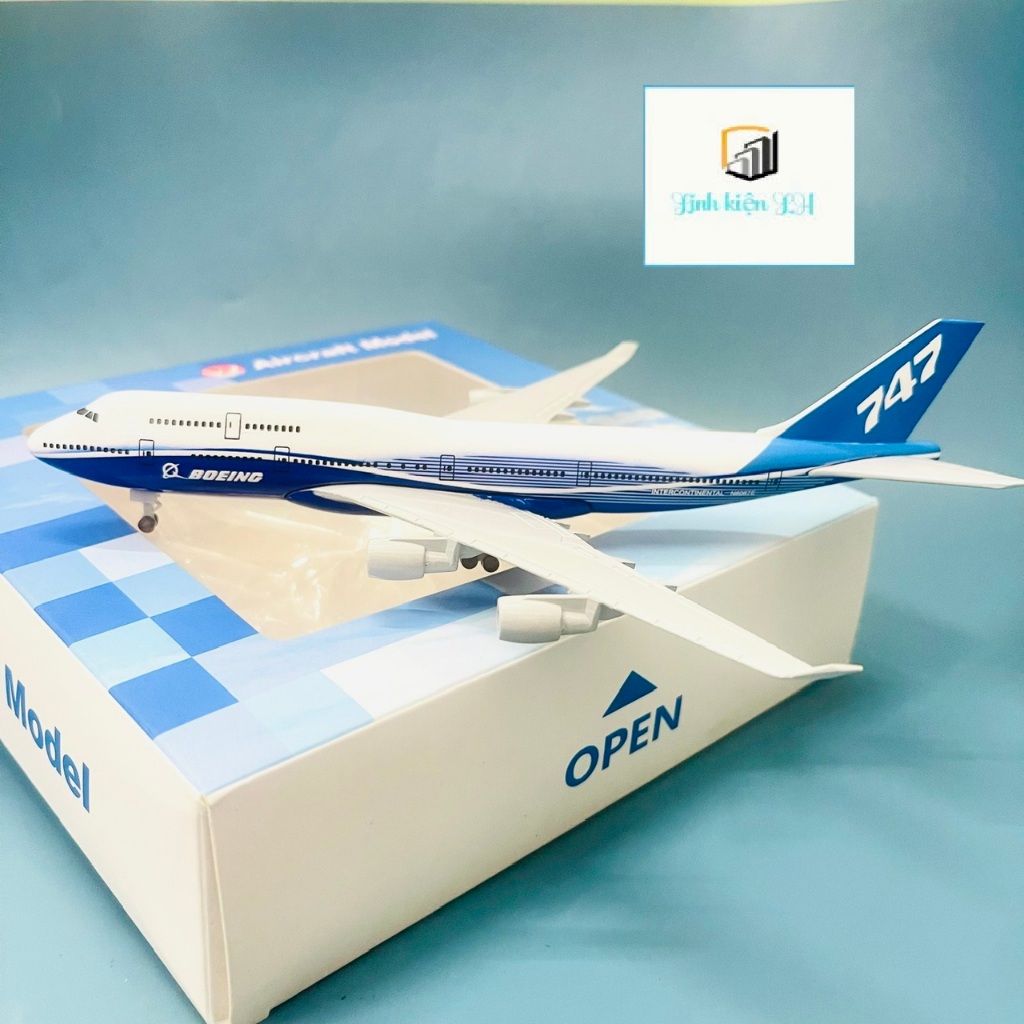 BOEING 747 AIRCRAFT MODEL รุ่นโลหะคุณภาพสูง 20 ซม. มีล้อ ใหม่ล่าสุด 2023