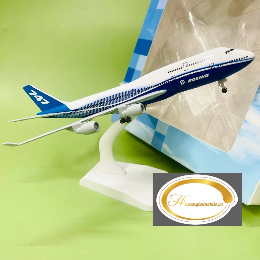 BOEING 747 AIRCRAFT MODEL รุ่นโลหะคุณภาพสูง 20 ซม. มีล้อ ใหม่ล่าสุด 2023