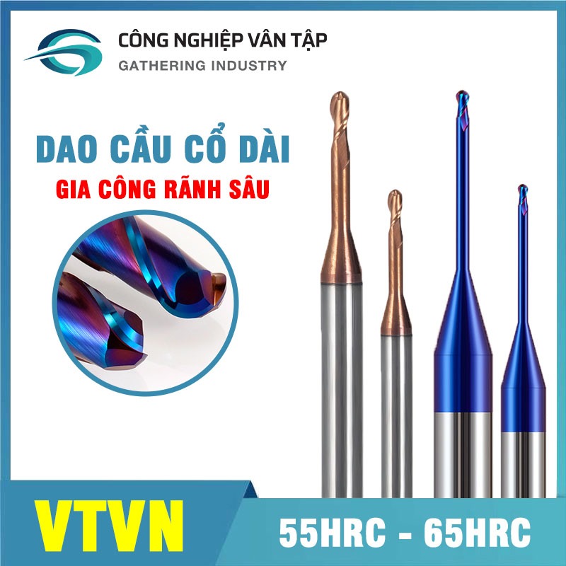 เครื่องตัดสะพาน 2 ใบมีดคอยาว ความแข็ง 55hrc 65hrc กัดร่องลึก