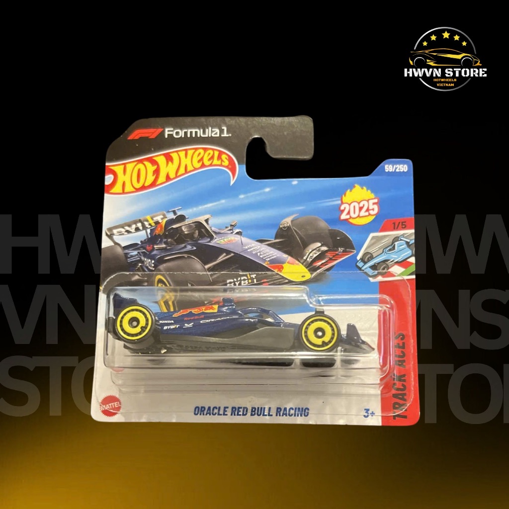 Hotwheels Card Short F1 Redbull Model Car