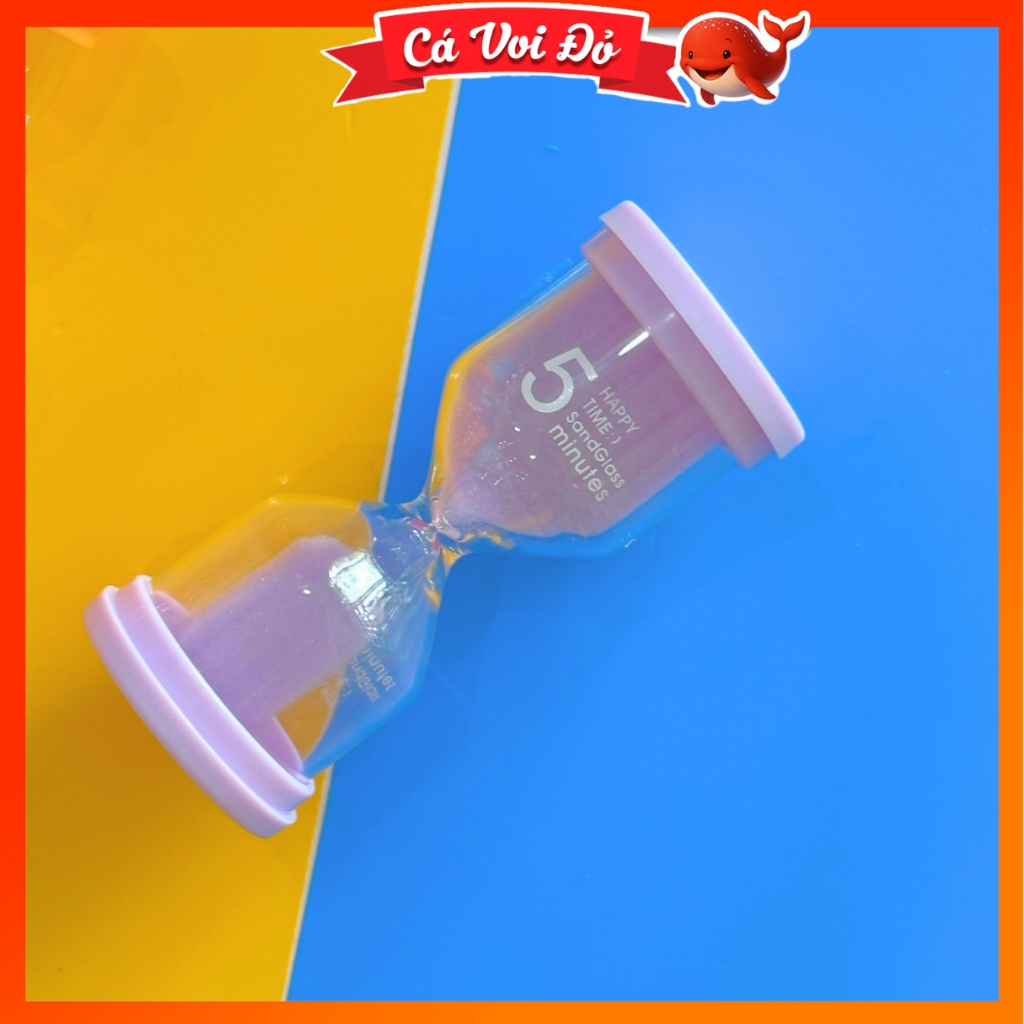 HAPPY TIME Hourglass เป็นของขวัญที่มีความหมาย - PT 5 MINUTES สีม่วง