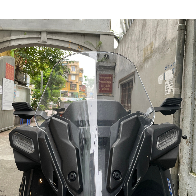 Rizoma Stealth Max กระจกสําหรับ YAMAHA XMAX 300 NMAX155 Aerox155 พับลมปีกมาตรฐาน ND 168