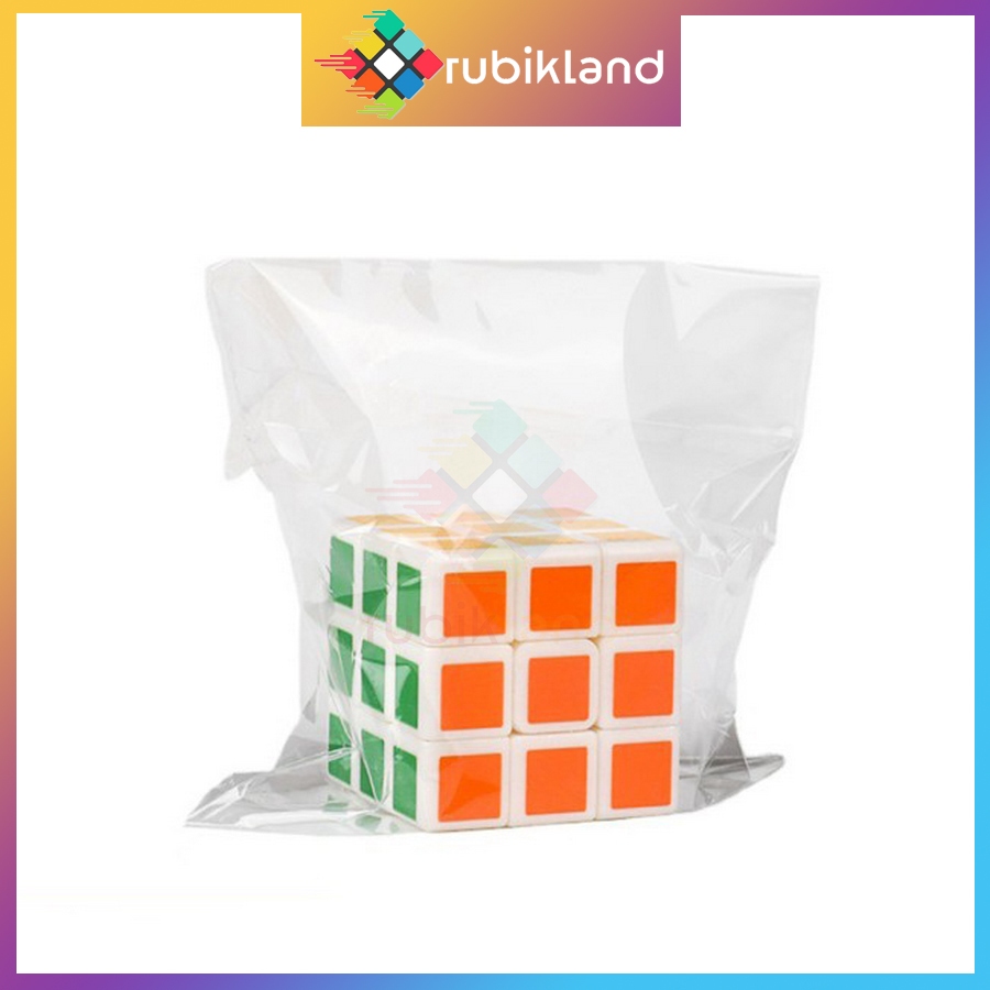 Rubik 3x3 QiYi Mini 3 ซม.Rubik Cube 3 ชั้นไร้ขอบของเล่นปัญญาสําหรับเด็กสําหรับพัฒนาการคิด 3x3x3