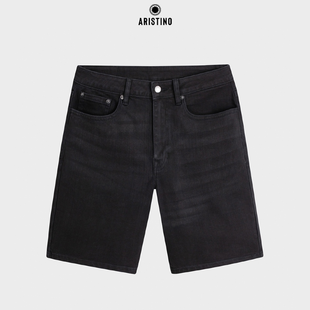 Aristino Regular Fit Mens Stretch Cotton Jean Shorts AJH001AS0