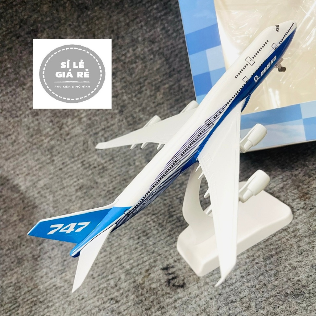 BOEING 747 AIRCRAFT MODEL รุ่นโลหะคุณภาพสูง 20 ซม. มีล้อ ใหม่ล่าสุด 2023