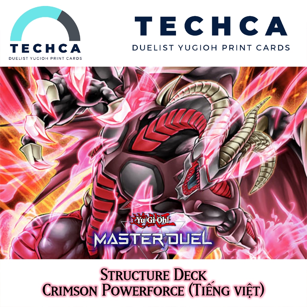 การ์ดเวียดนาม - Yugioh Deck - Structure Deck - Crimson Powerforce