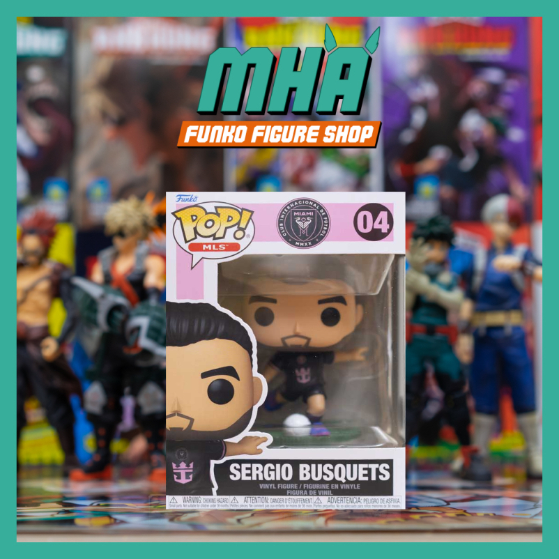 Funko Pop Footbal l: Inter Miami ของแท้ : Sergio Busquets Model 04