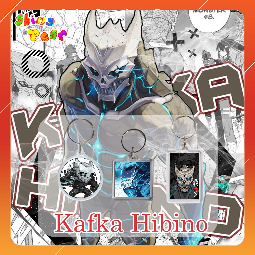 [ไคจูเบอร์ 8] - พวงกุญแจ | Kafka Hibino อะนิเมะ/มังงะ Kaiju No 8 - พวงกุญแจ Monster 8 เป็นของขวัญหรื