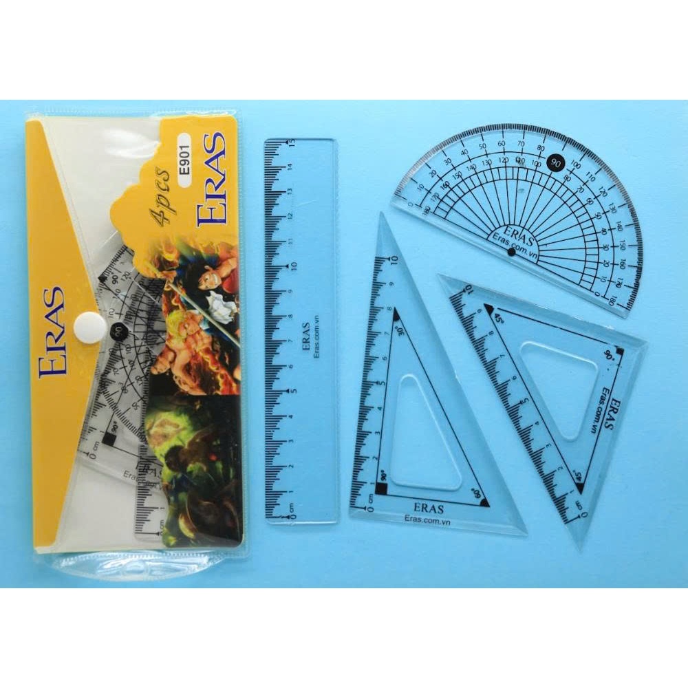[ERASVN] ชุดไม้บรรทัด Eke 15 ซม. Eras E901