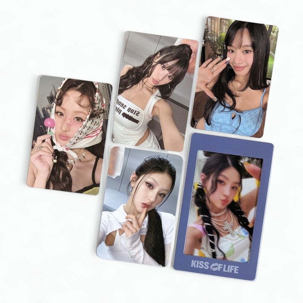 การ์ดรูปถ่ายมุมมน pob KISS OF LIFE - อัลบั้ม 224