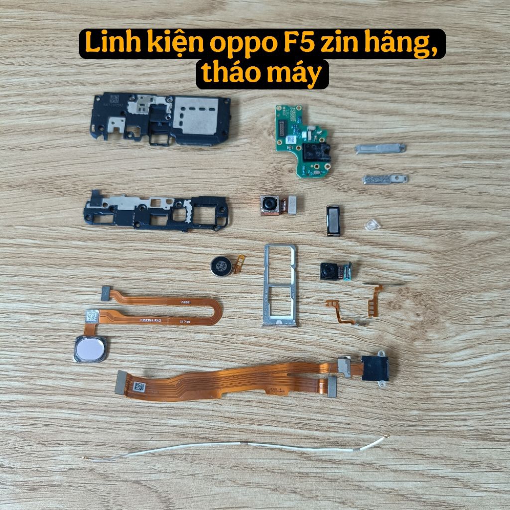 ส่วนประกอบ Oppo F5 BLP631 ของแท้ ถอดประกอบ สภาพยังสภาพดี