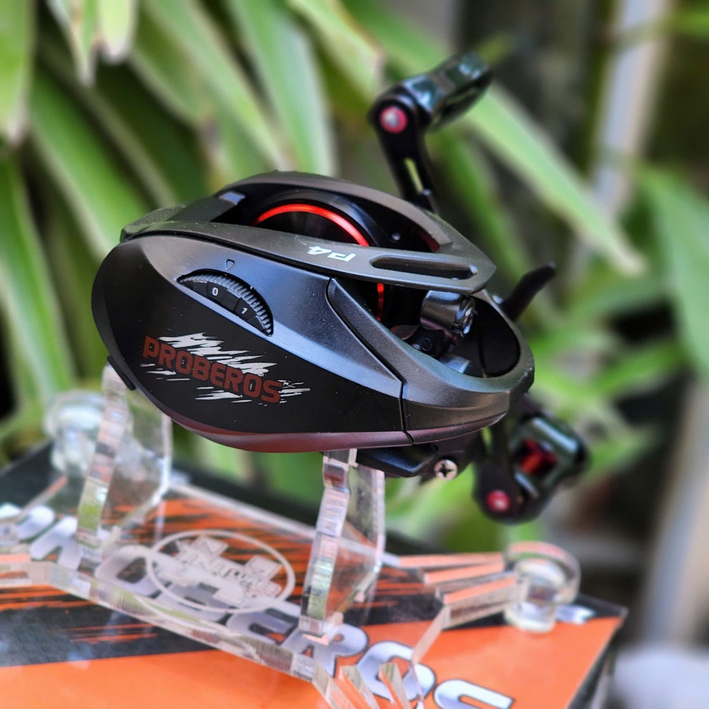 รอกตกปลาแนวนอน Proberos - P4 - ซุปเปอร์ไฟ - รอกตกปลาแนวนอนเสียง Dragclick