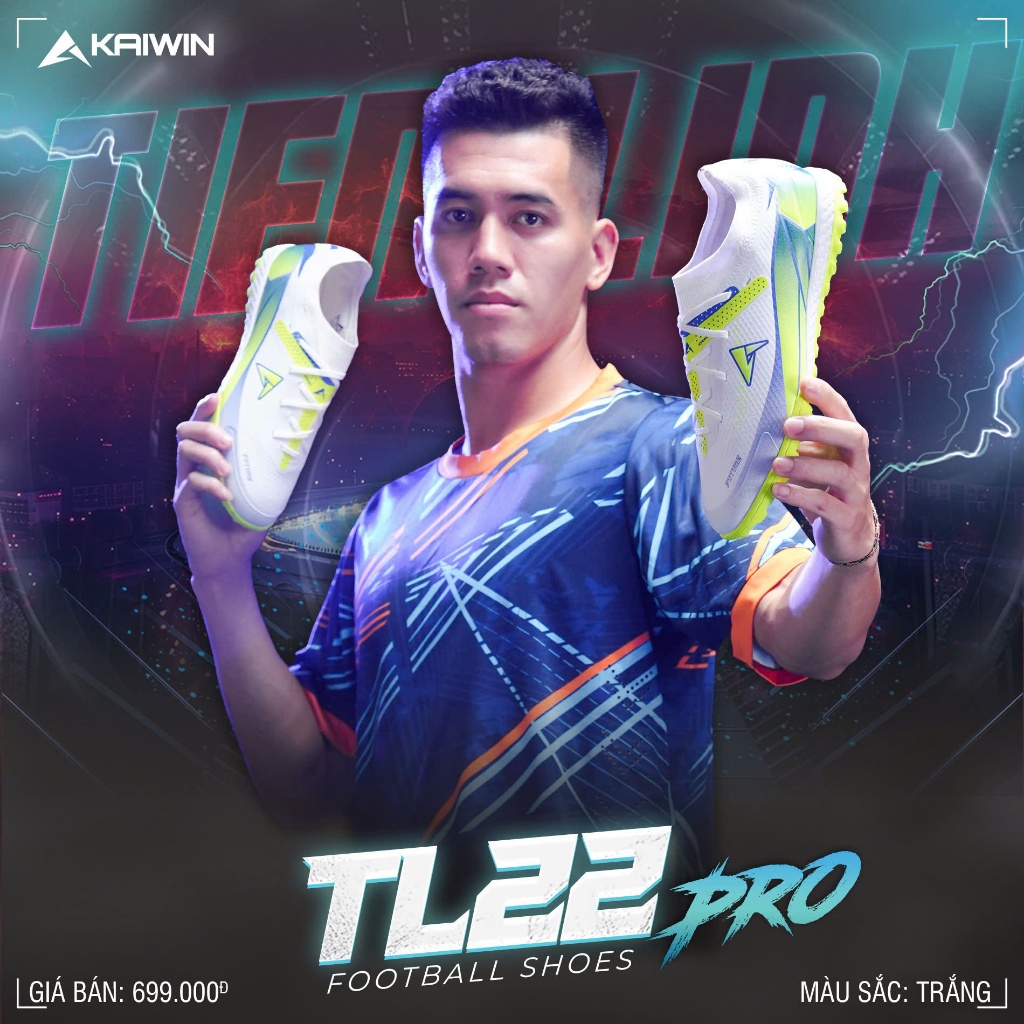 รองเท้าฟุตบอล KAIWIN ของแท้ & TIEN LINH TL22 - TL22PRO