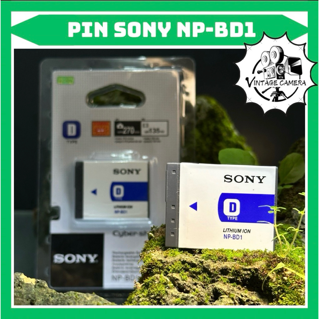 Sony NP-BD1 แบตเตอรี่สําหรับ DSC-T200 DSC-T200/BDSC-T200/R DSC-T300 DSC-T300/R DSC-T300/B DSC-T500 D
