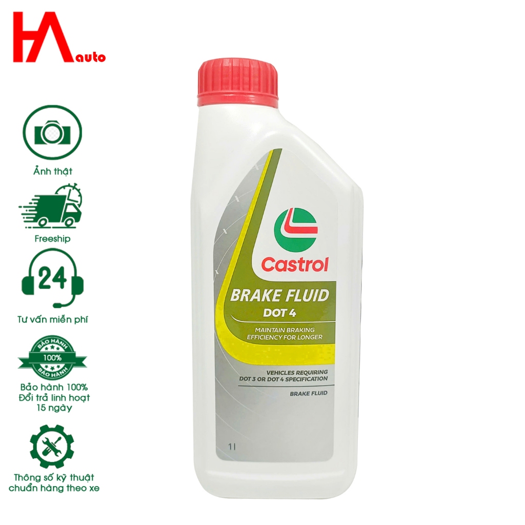 Castrol BRAKE FLUID DOT 4 BRAKE FLUID - ขวด 1 ลิตร