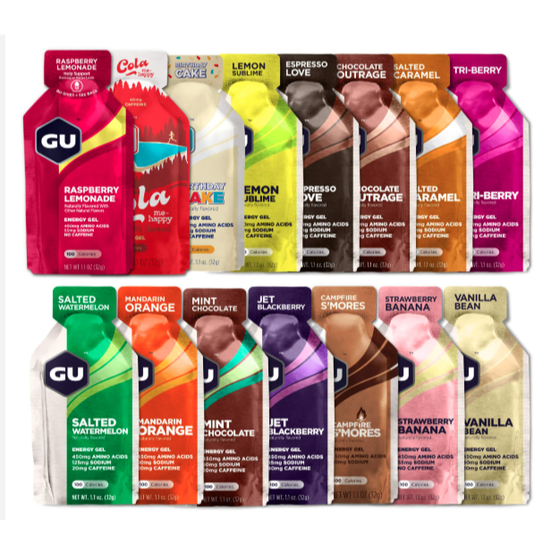 Gu Energy Gel สําหรับการวิ่งและปั่นจักรยาน Gu Energy Gel