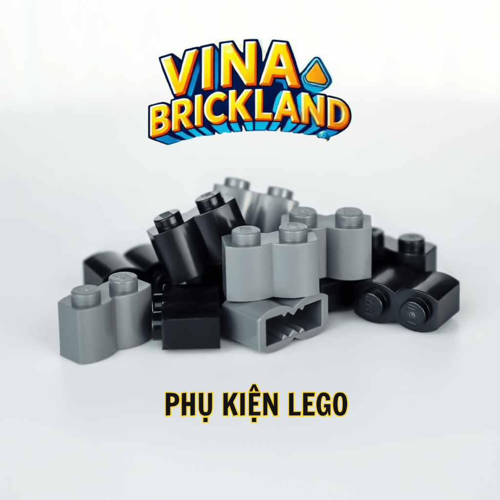 Combo อุปกรณ์เสริม 20 ชิ้น 30136 Lego Brick ดัดแปลง 1 x 2 พร้อม Log Profile