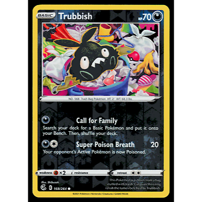 Reverse Holo Trubbish - SWSH08: Fusion Strike (SWSH08)