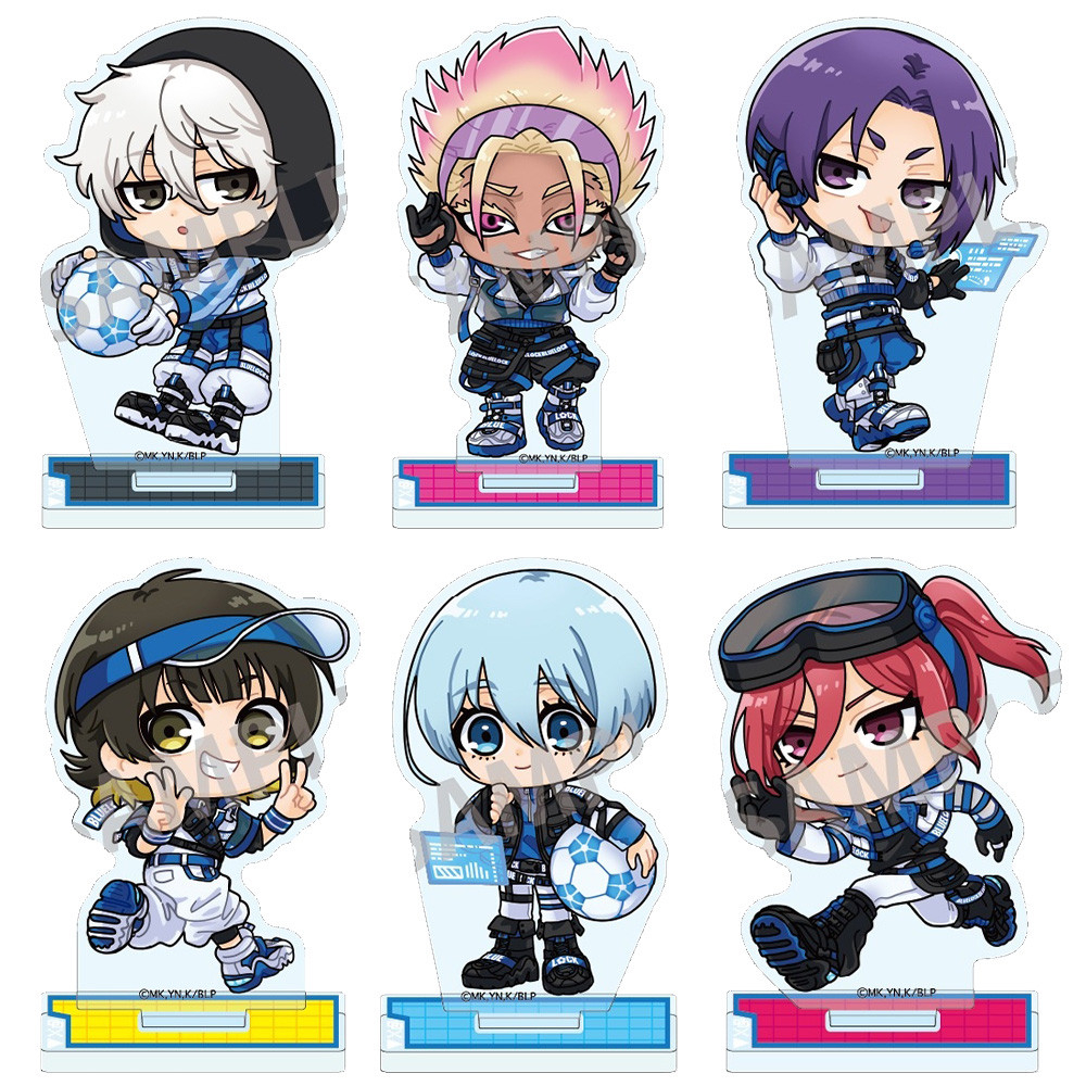 ทีวีอะนิเมะตัวอักษร Blue Lock Yoichi Isagi Ryusei Shidou Yoichi Isagi Cyberpunk Revival ใหม่ขาตั้งอะ
