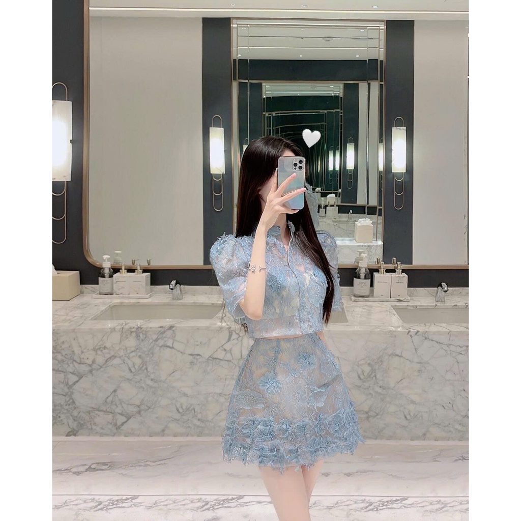 [QC products] B12 Minette Set – Set 2 Korean Baby Floral Lace สไตล์เลดี้สุดหรู