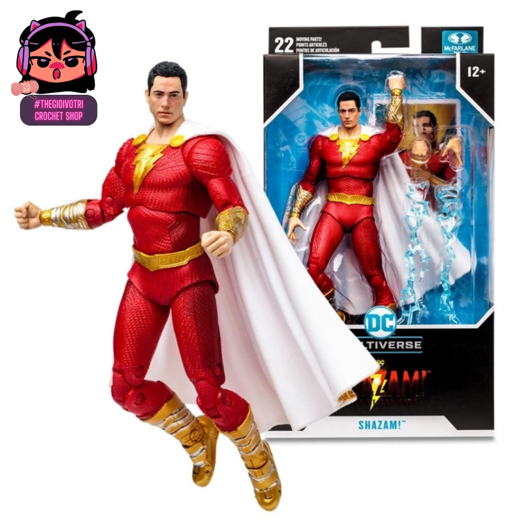 MCFARLANE (AUTHENTIC) คุณภาพสูง ACTION FIGURE "SHAZAM - FURY OF THE GODS" (2ND - FULLBOX)