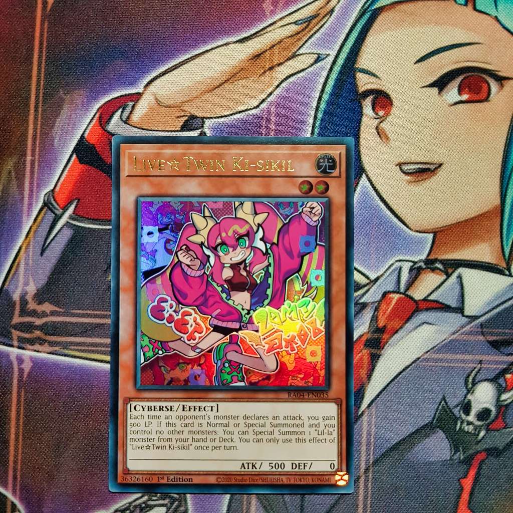 การ์ด Yugioh ของแท้ | LiveTwin Ki-sikil | RA04 หายากมาก