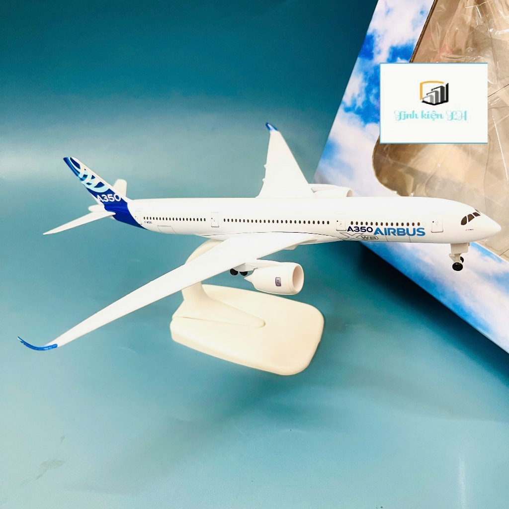 AIRBUS A350-900XWB รุ่นจอแสดงผลเครื่องบิน 1/400 รุ่นโลหะขนาดหล่อ