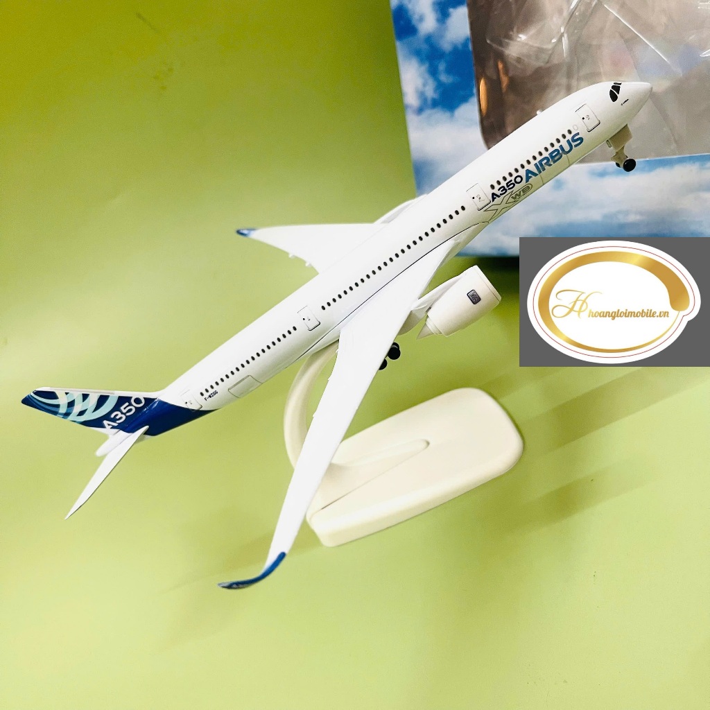 AIRBUS A350-900XWB DEFAULT คุณภาพสูงโลหะผสมจอแสดงผลรุ่น AIRBUS A350-900XWB DEFAULT SCALE 1:400 (20 ซ