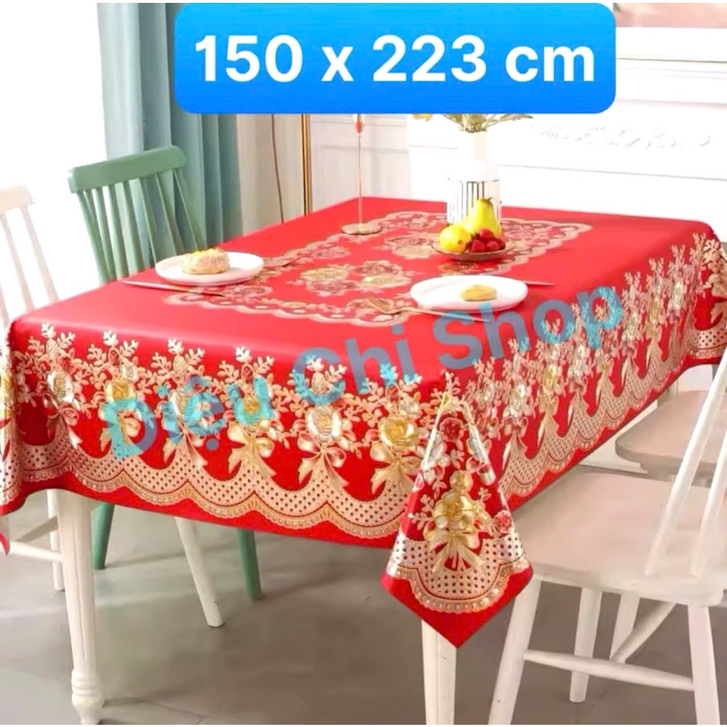 3D TABLE CLOTH 150 x 223 cm.BIG TABLE พร้อมเก้าอี้ 6-8 ตัว โมเดล MANY TO CHOOSE