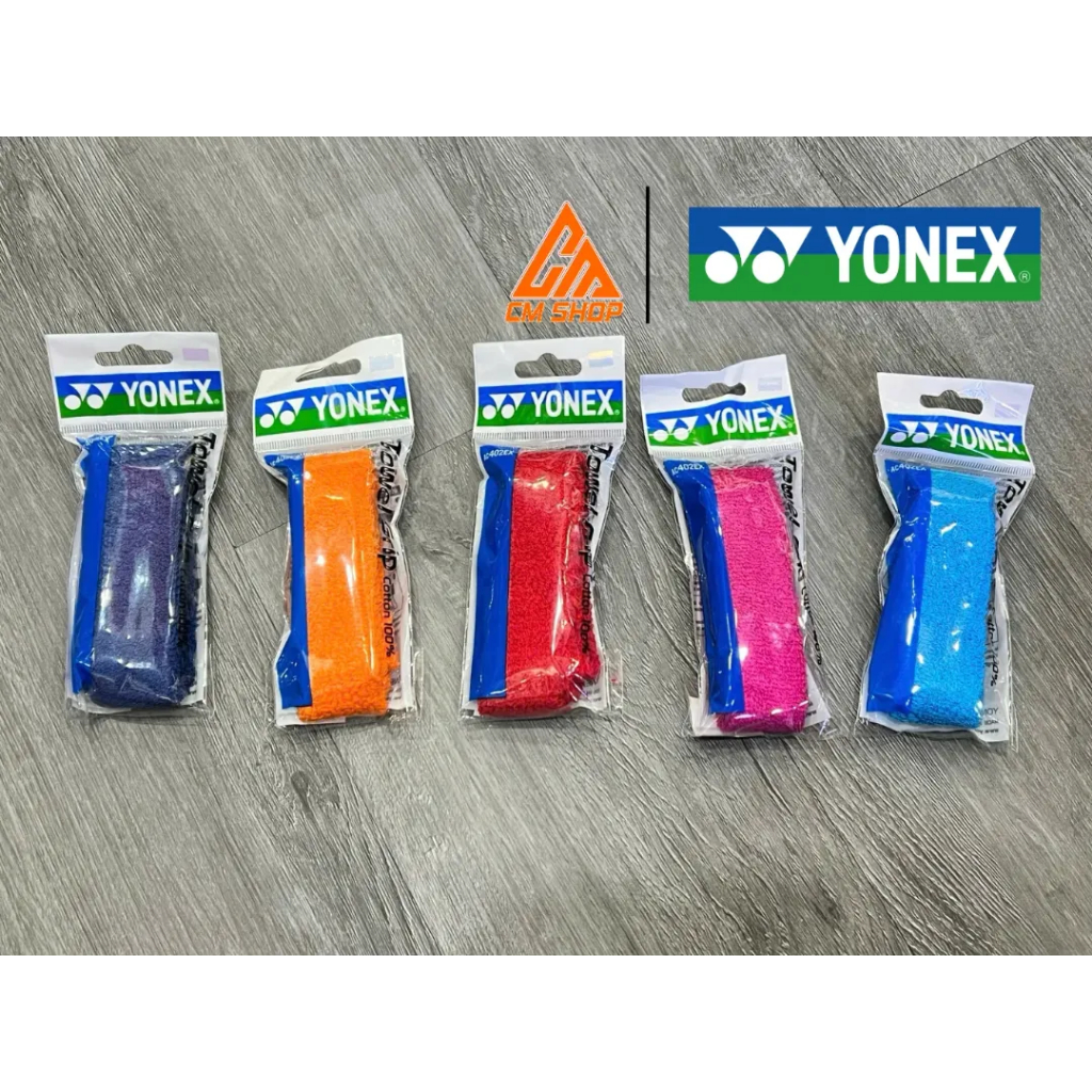 ผ้าห่อตัวผ้า Yonex AC402EX ของแท้ - นุ่ม ดูดซับเหงื่อ ด้ามจับดี - สําหรับแบดมินตันและเทนนิส