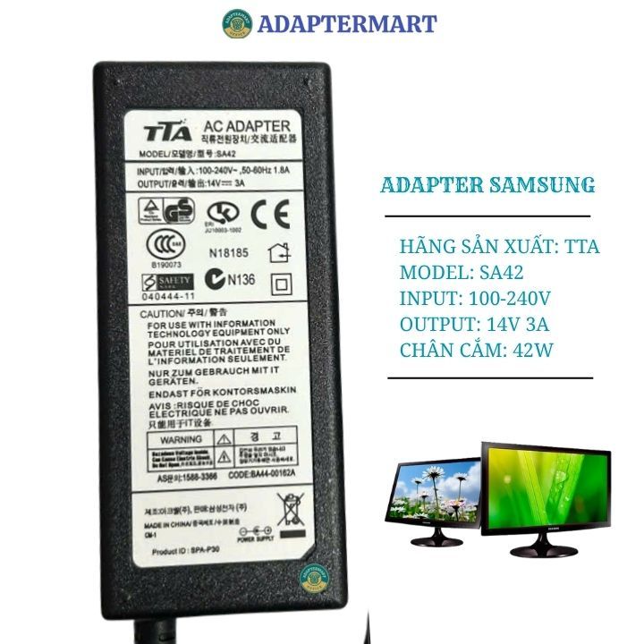 สายไฟ 14V สําหรับ samsung S19B300 S22B300B จอ LCD Led - สินค้าของแท้