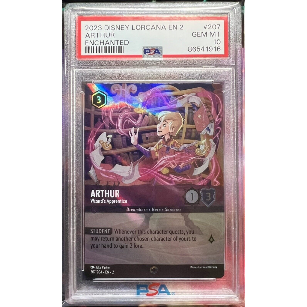 PSA 10 Disney Lorcana Snow White Well Wisher 206/204 EN Gem Mint 6
