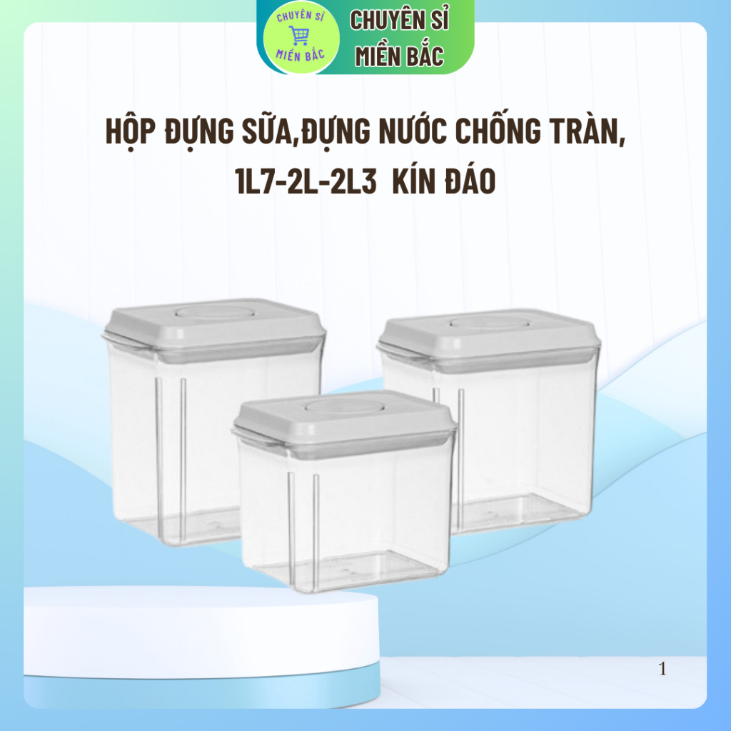 MILK CONTAINER ถังกันน้ํา 1L7-2L-2L3.VIET JAPAN