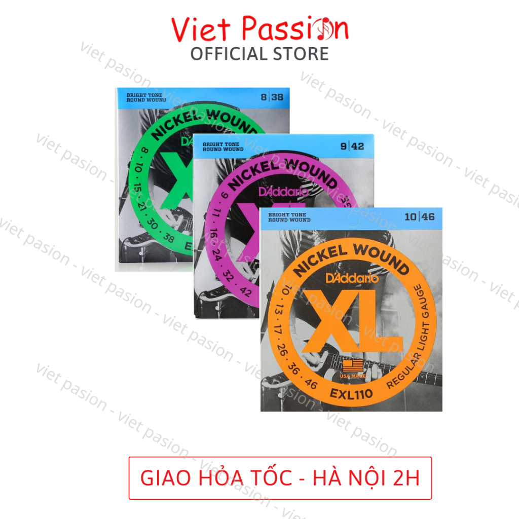 สายกีตาร์ไฟฟ้า Dazdario คุณภาพ EXL110 EXL120 EXL130 Viet Passion คุณภาพ