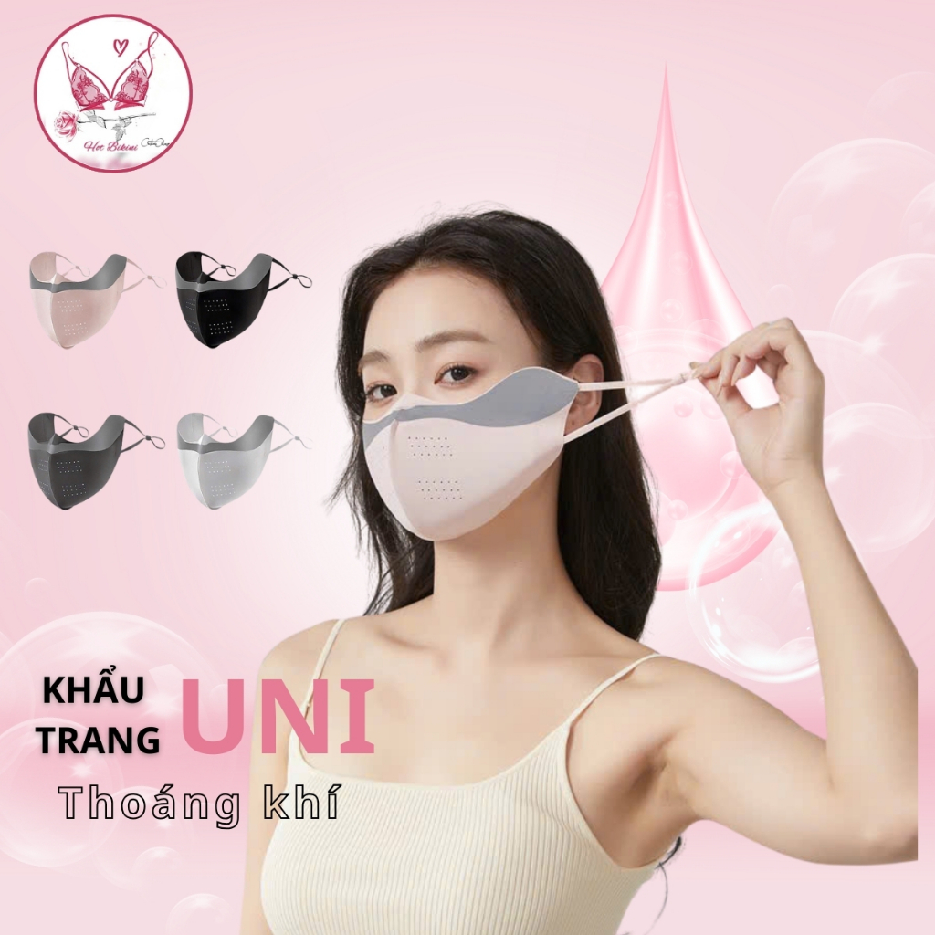 UPF 50+ หน้ากากระบายความร้อนกันแดด พร้อมช่องระบายอากาศ kt9 { N305 }